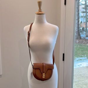Celine Besace Bag; tan leather